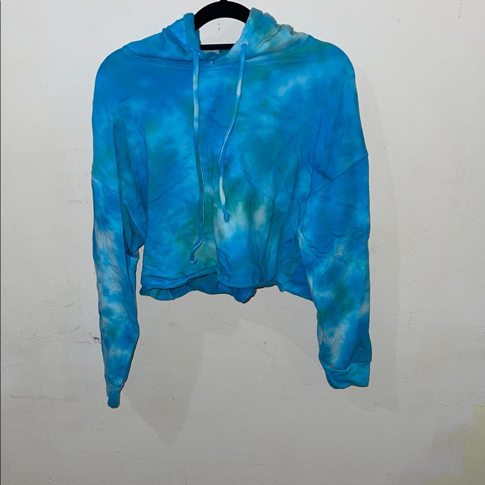 Persaya Blue Tie-Dye Women's Sweater